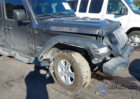 2018 Jeep Wrangler Unlimited Sport S 4X4 z USA, uszkodzony, nr VIN 1C4HJXDG1JW227096